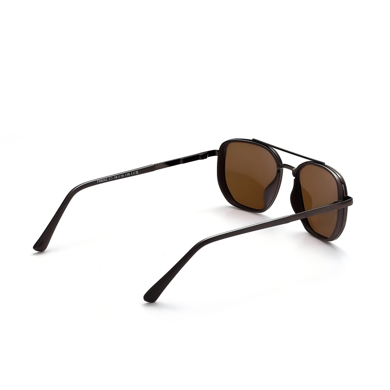 Back to School Sunglasses for Travel Use, Fashion Geometric Frame, Double Beam Sun Glasses Trends