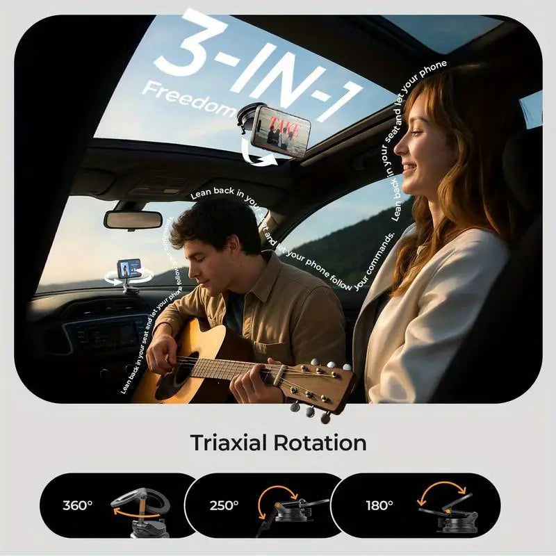 50% OFF !!!⏰Foldable Magnetic Car Phone Holder
