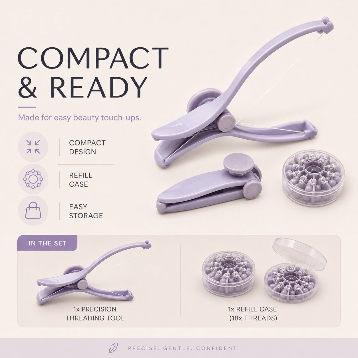Last Day 50%OFF⏰Precise Brow Threading Tool