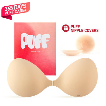 Adhesive Bra – Sticky Bra, Waterproof & Sweat-proof Invisible Bra, Reusable Silicone