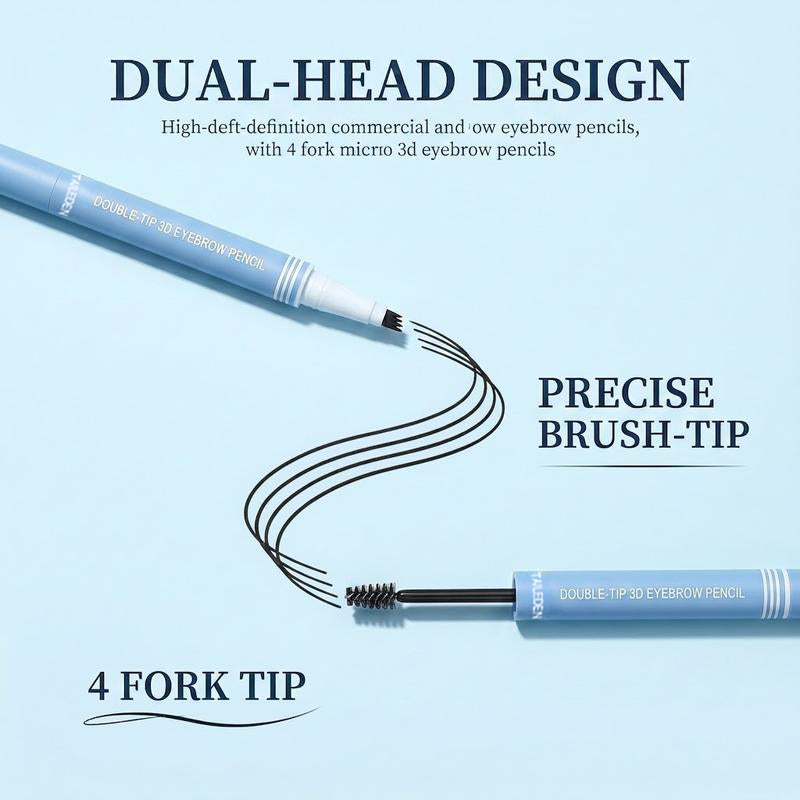 Waterproof 2-in-1 Micro-Fork Eyebrow Pen