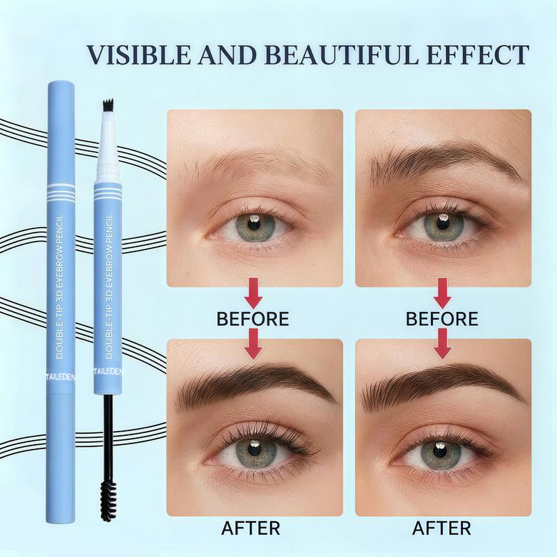 Waterproof 2-in-1 Micro-Fork Eyebrow Pen