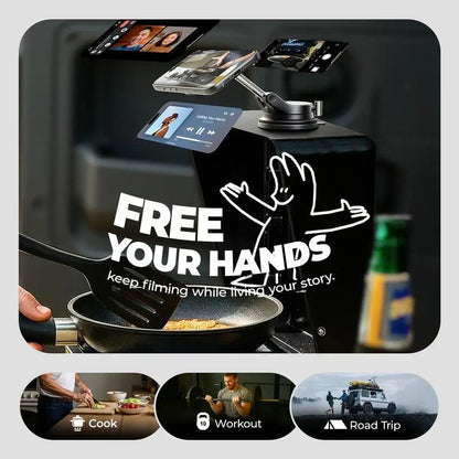 50% OFF !!!⏰Foldable Magnetic Car Phone Holder