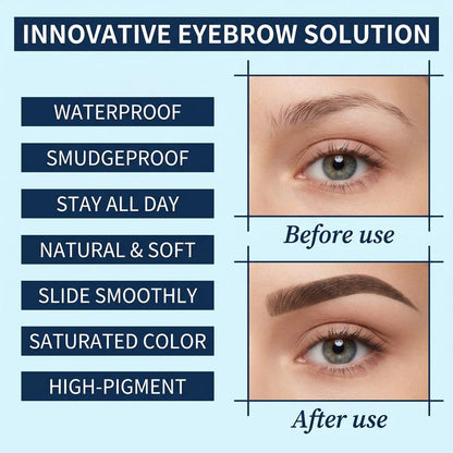 Waterproof 2-in-1 Micro-Fork Eyebrow Pen