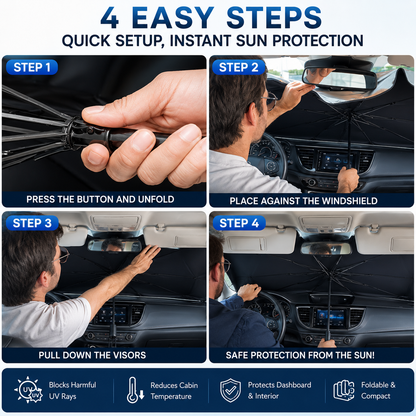 🏆LAST DAY SALE 60% OFF!!💕Car SunShade Foldable Heat Protector