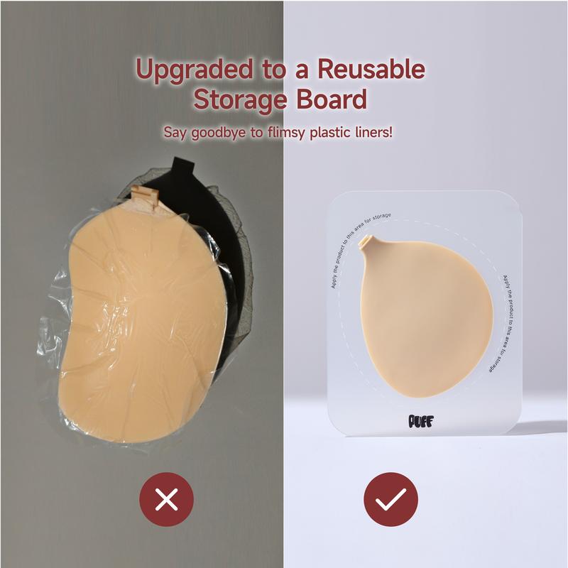 Adhesive Bra – Sticky Bra, Waterproof & Sweat-proof Invisible Bra, Reusable Silicone