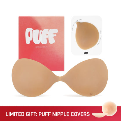 Adhesive Bra – Sticky Bra, Waterproof & Sweat-proof Invisible Bra, Reusable Silicone