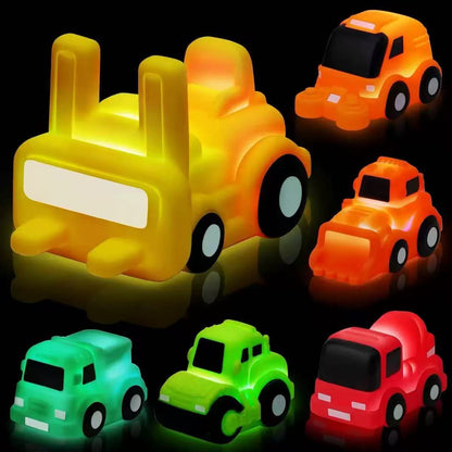 Baby Bath Toys🚗  – 6 Pack Light Up Bath Cars , Kids’ Bathtub Play & Halloween Gifts
