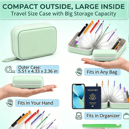 Waterproof Pill Pouch Set – Large Weekly Travel Medicine Organizer💊