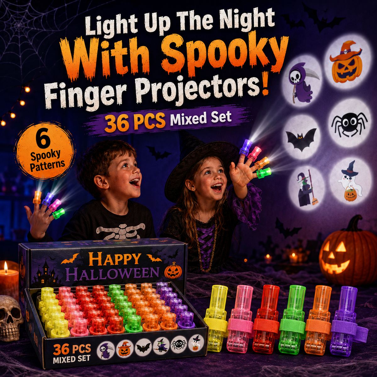🎃Halloween Finger Lights