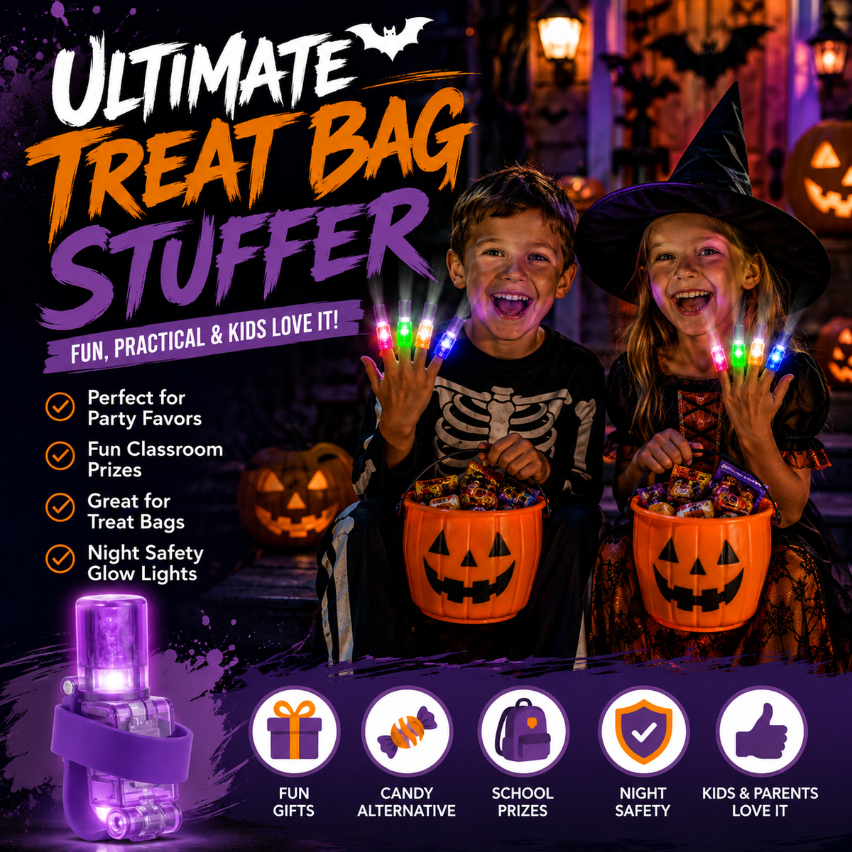 🎃Halloween Finger Lights