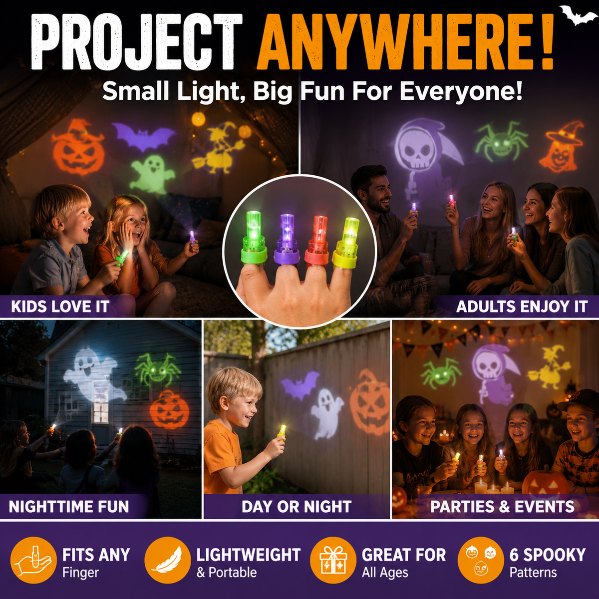 🎃Halloween Finger Lights